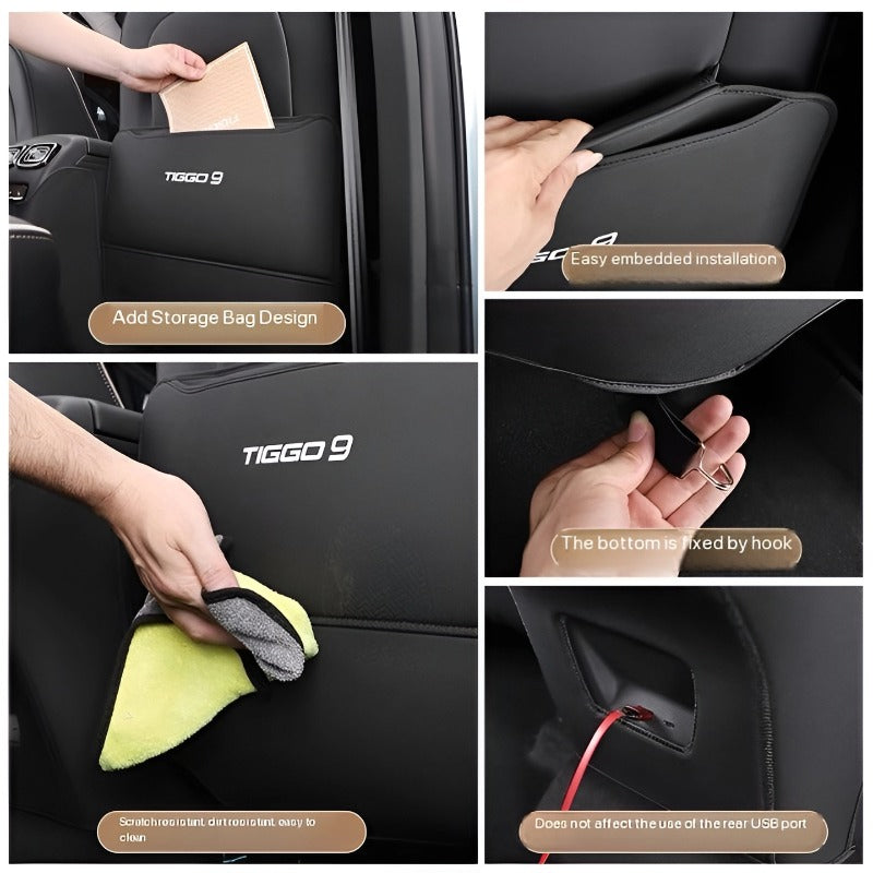 Car Rear Seat Kick Mat For Chery Jaecoo J8 (Tiggo 9)-Let us help you explore your 4x4 with us Noxfun