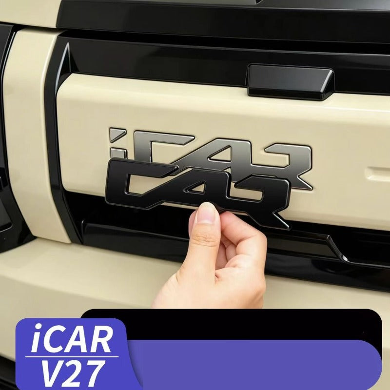 Car Logo Letter Stickers Fit for Chery iCAR V27-Let us help you explore your 4x4 with us Noxfun