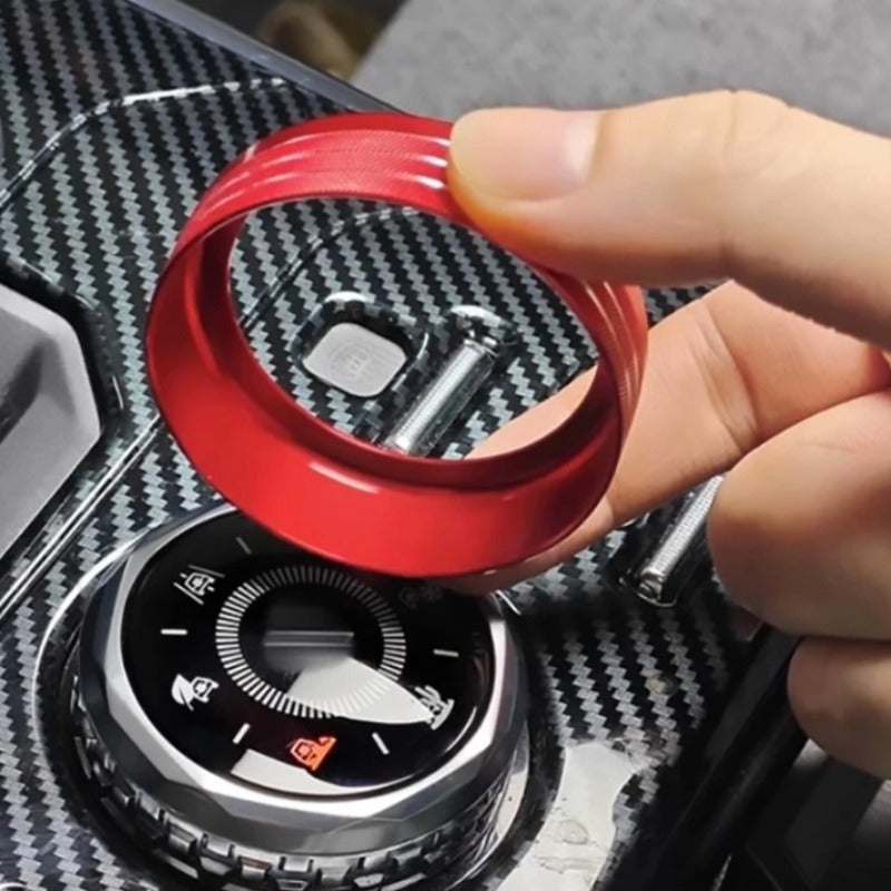 Decorative trim ring for the central control knob in the vehicle, suitable for the Jetour T2 & Jetour T2 PHEV-Let us help you explore your 4x4 with us Noxfun