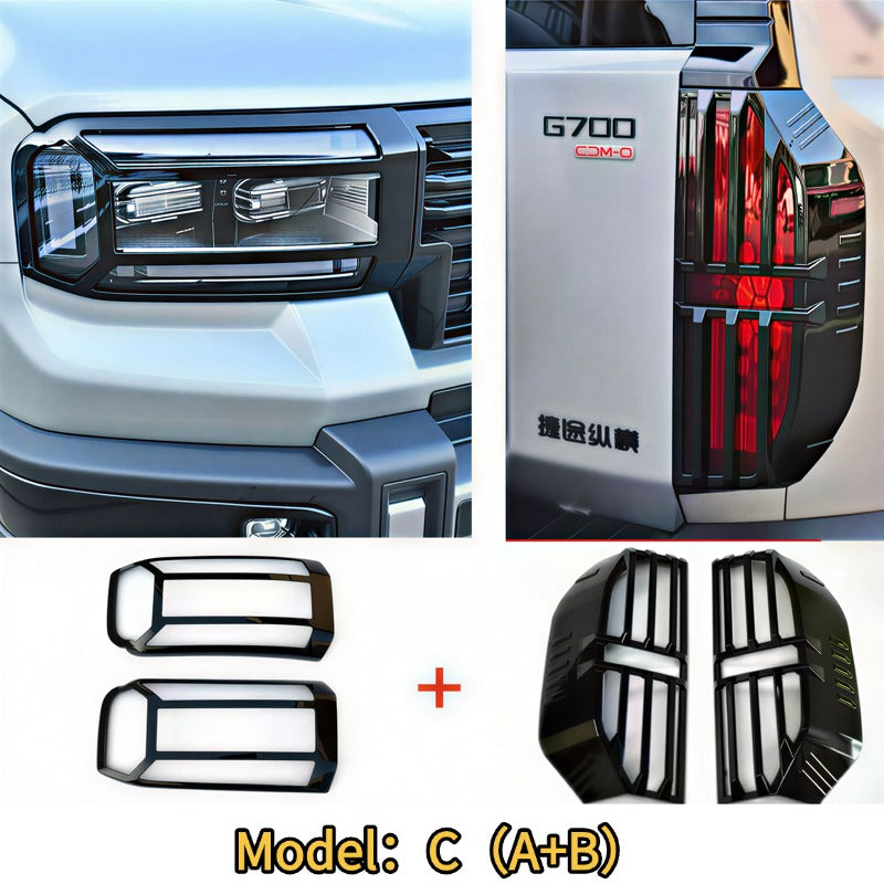 Front and Rear Headlight Protectors for the Chery JETOUR G700-Let us help you explore your 4x4 with us Noxfun