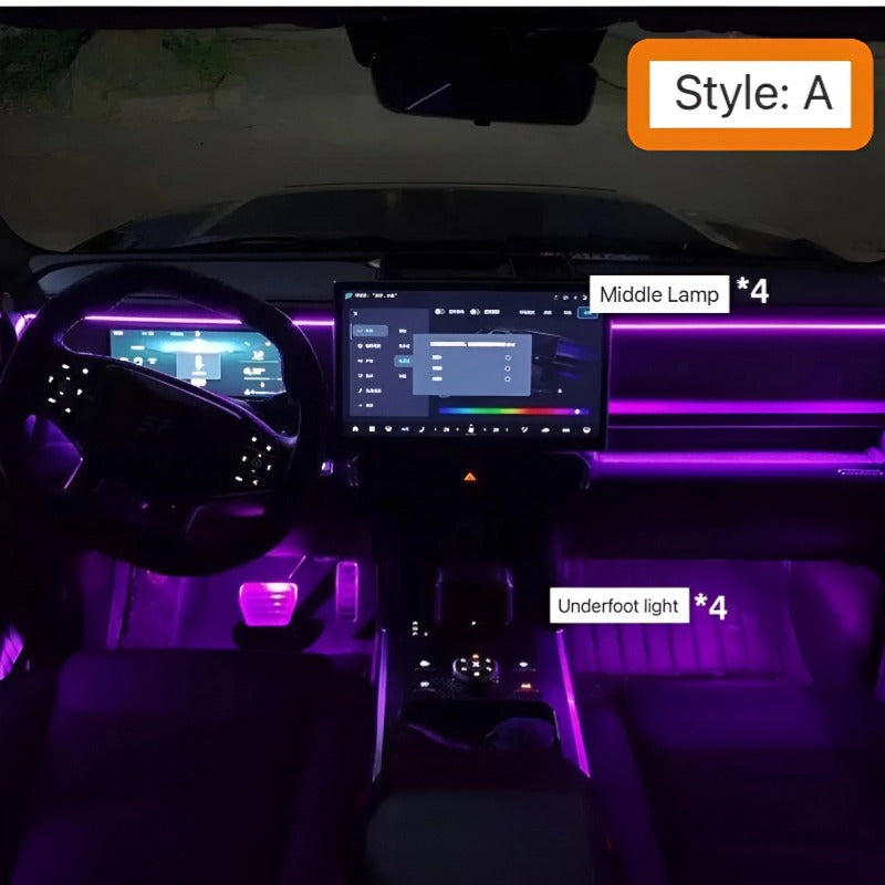 Interior 64-color atmosphere light For Chery Jetour T2-Let us help you explore your 4x4 with us Noxfun