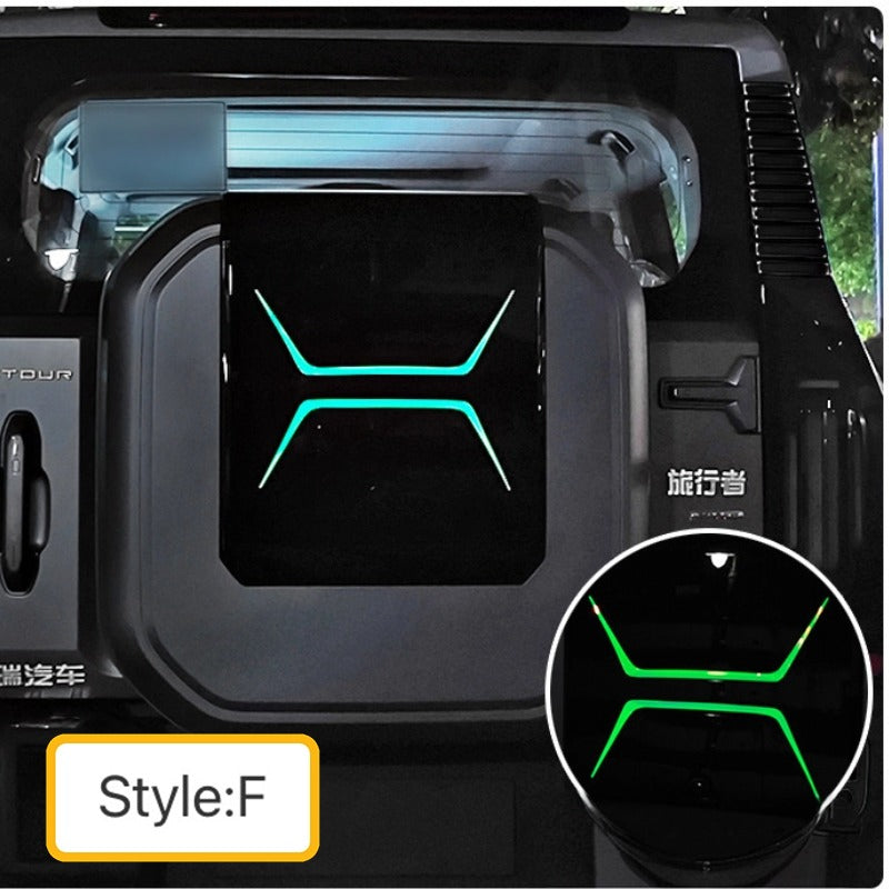 Car Trunk Sticker For Chery Jetour T2-Let us help you explore your 4x4 with us Noxfun