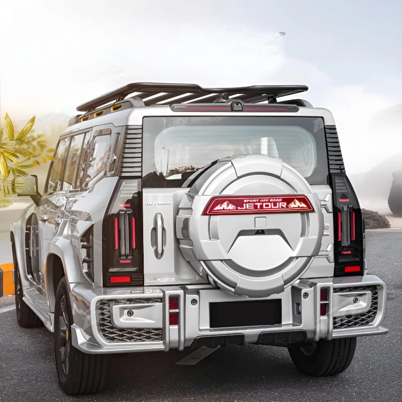 Car tailgate spare wheel cover for Chery Jetour T2-Let us help you explore your 4x4 with us Noxfun