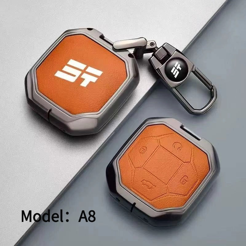 Leather Key Protector for Chery Jetour T2 Jetour T2 PHEV-Let us help you explore your 4x4 with us Noxfun