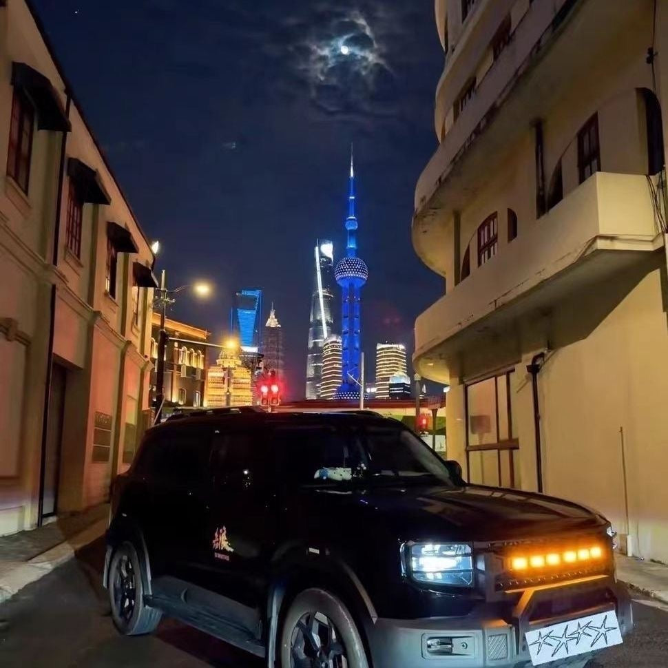 Front Grille with Integrated Lamps for Chery Jetour T1-Let us help you explore your 4x4 with us Noxfun