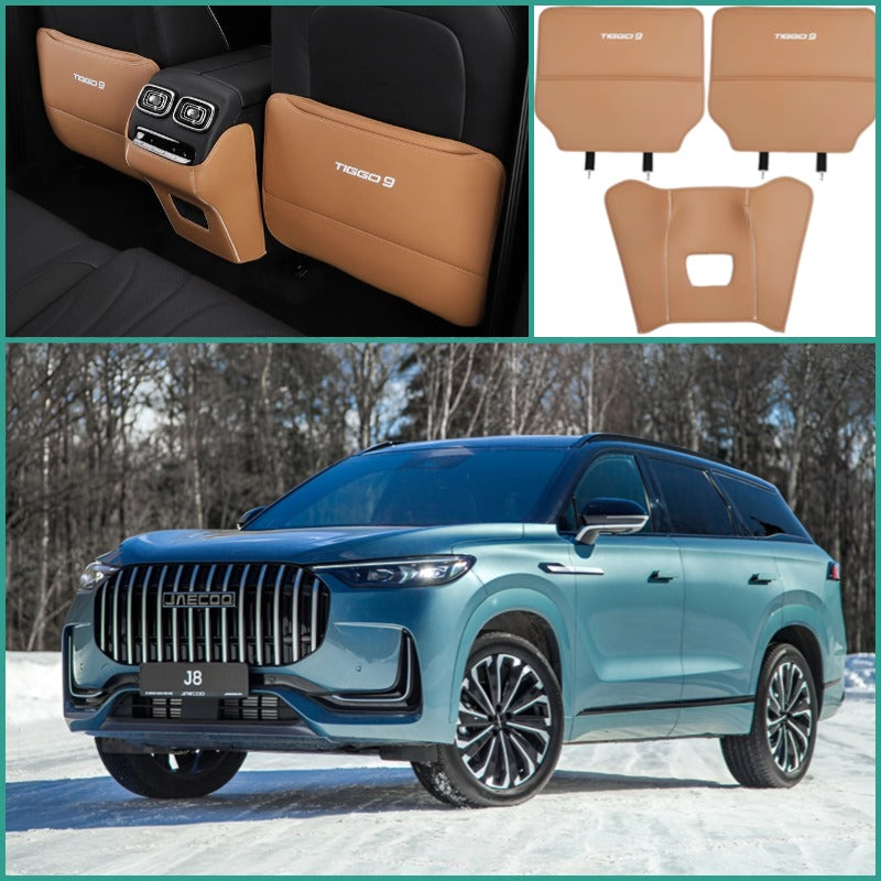 Car Rear Seat Kick Mat For Chery Jaecoo J8 (Tiggo 9)-Let us help you explore your 4x4 with us Noxfun