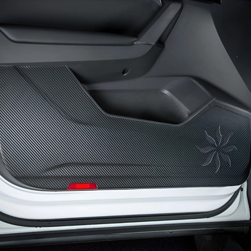 Carbon Fiber Door Anti-Kick Sticker For Chery JAECOO J6（iCAR 03）-Let us help you explore your 4x4 with us Noxfun