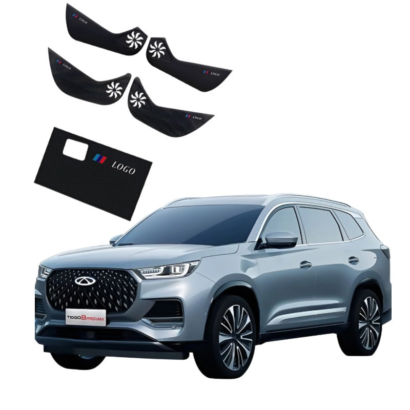 Carbon Fiber Door Anti-Kick Sticker-Let us help you explore your 4x4 with us Noxfun