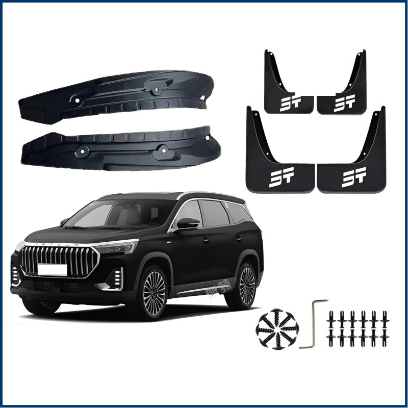 Lined Mud Flaps for Chery Jetour X90 Plus-Let us help you explore your 4x4 with us Noxfun