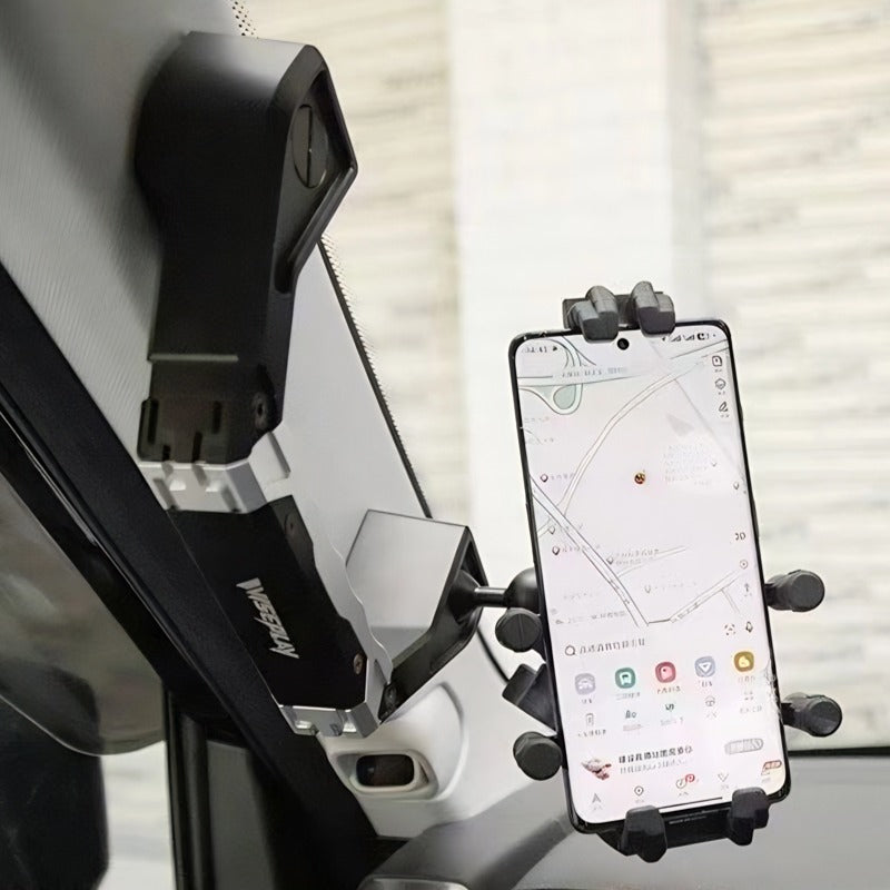Aluminum Alloy A-Pillar Car Phone Mount-Let us help you explore your 4x4 with us Noxfun