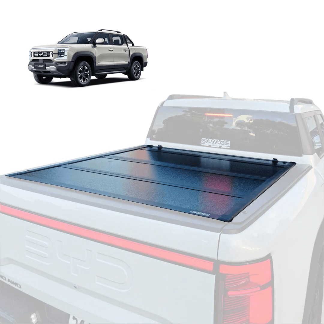 BYD SHARK 6 noxfun TRIFOLD STEALTH HARD LID COVER - TONNEAU-Let us help you explore your 4x4 with us Noxfun