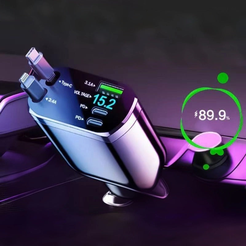High-Power Retractable Car Charger-Let us help you explore your 4x4 with us Noxfun