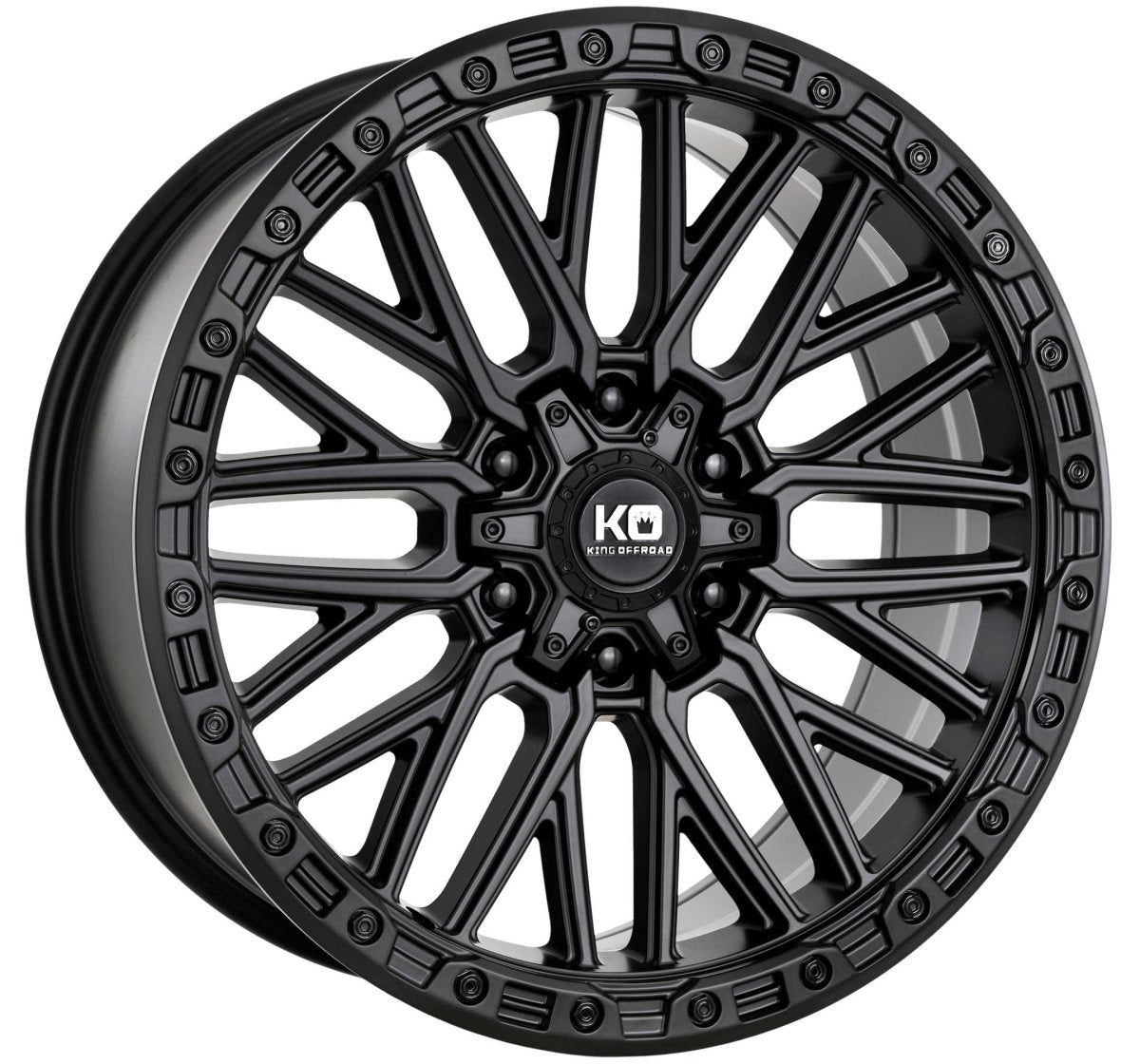 KINGS DECEIT WHEEL SATIN BLACK EACH-Let us help you explore your 4x4 with us Noxfun