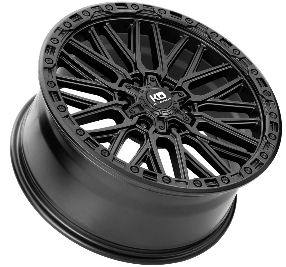 KINGS DECEIT WHEEL SATIN BLACK EACH-Let us help you explore your 4x4 with us Noxfun