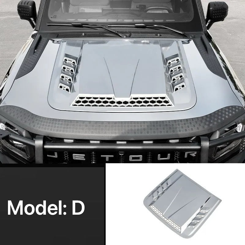 Chery Jetour T2 & Jetour T1 hood decoration protection-Let us help you explore your 4x4 with us Noxfun