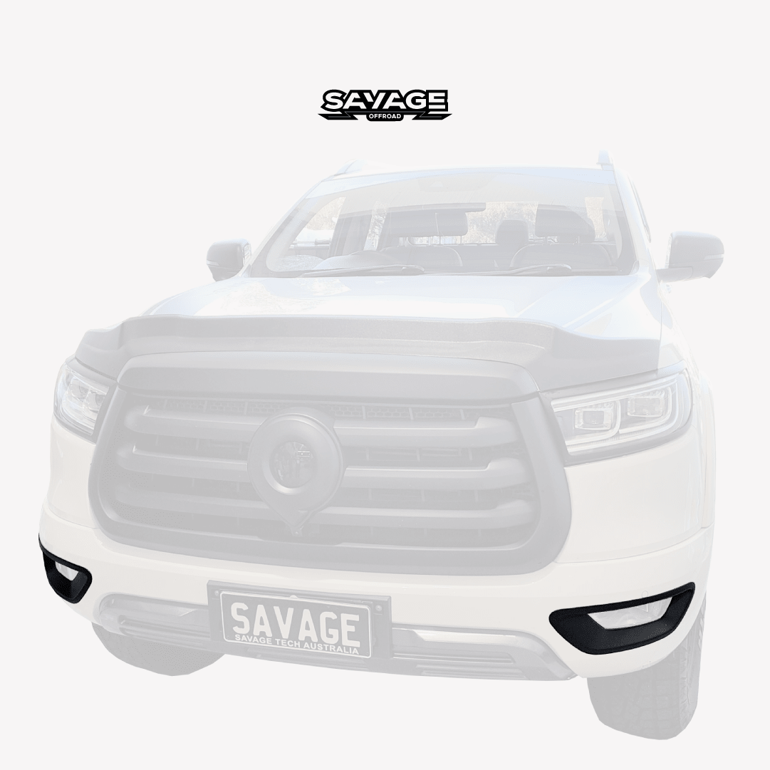 GWM CANNON 2020-2024 (PRE FACELIFT) FOG LIGHT SURROUND BLACK-Let us help you explore your 4x4 with us Noxfun