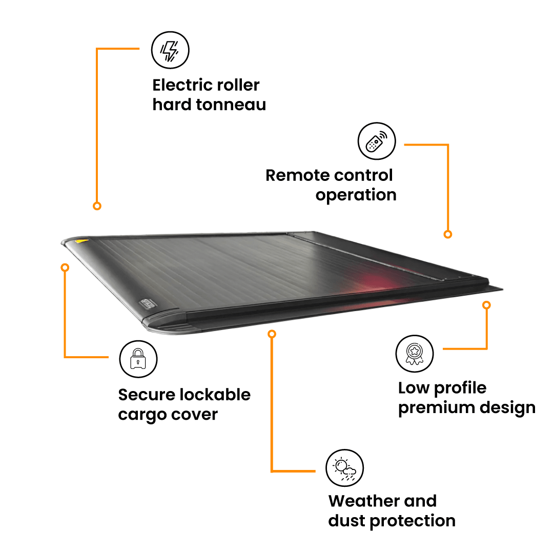 GWM ALPHA ROLLERVAULT ELECTRIC ROLLER/HARD TONNEAU COVER-Let us help you explore your 4x4 with us Noxfun