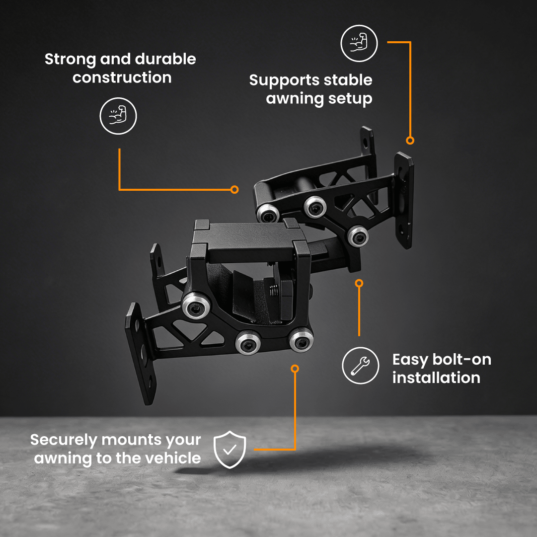 TANK 500 AWNING BRACKETS-Let us help you explore your 4x4 with us Noxfun