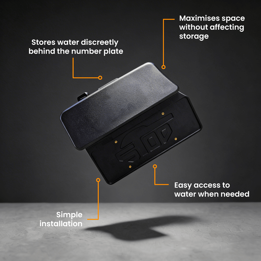 TANK 500 Number plate water Tank 20L-Let us help you explore your 4x4 with us Noxfun
