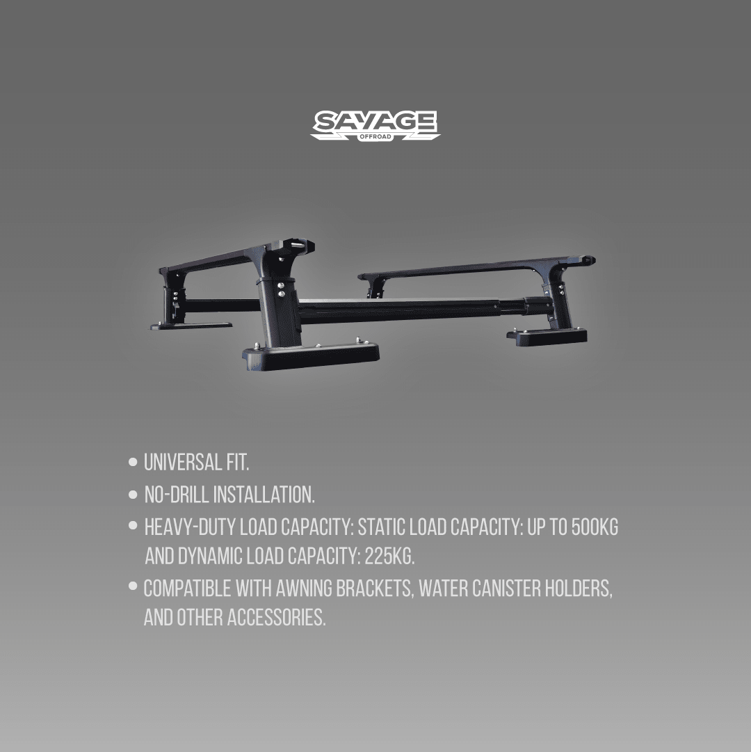 noxfun PREMIUM UNIVERSAL HALF-HEIGHT TUB RACK-Let us help you explore your 4x4 with us Noxfun