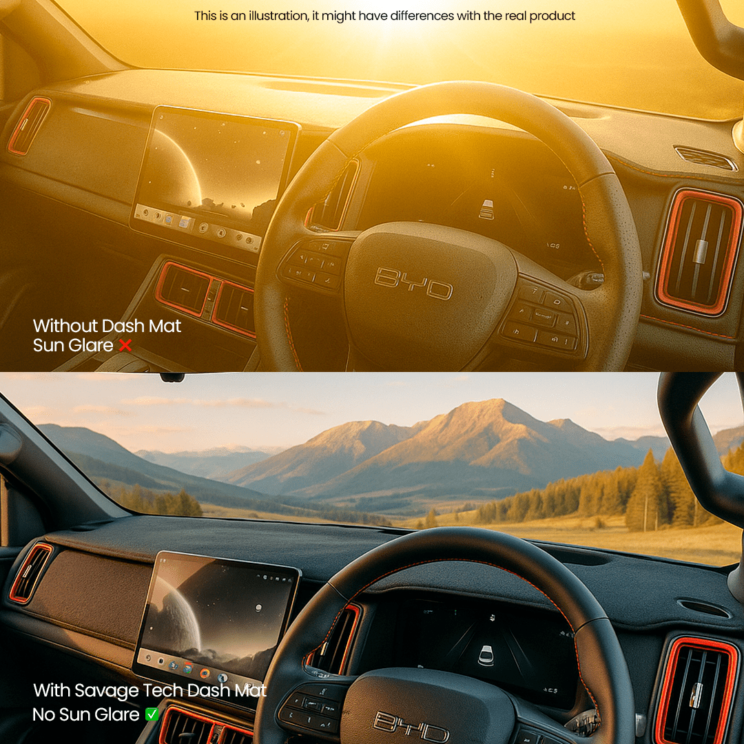 BYD SHARK 6 DASHMAT BLACK-Let us help you explore your 4x4 with us Noxfun