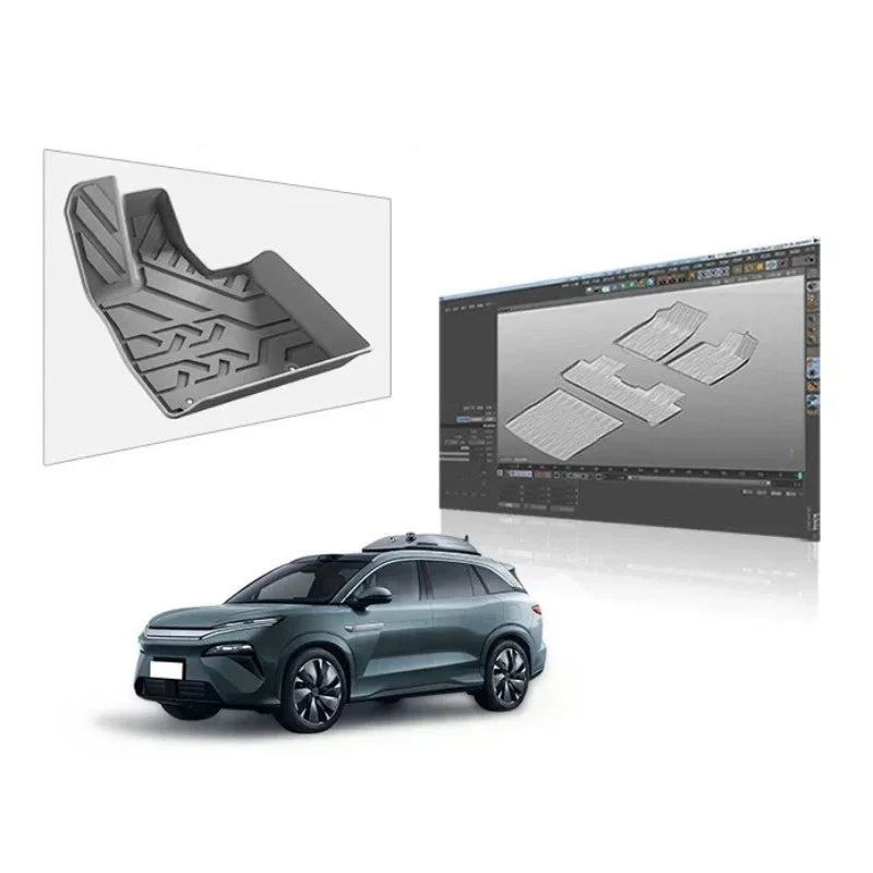 TPE Floor Mats & Trunk Mat for BYD Sealion 8/Atto 8-Let us help you explore your 4x4 with us Noxfun