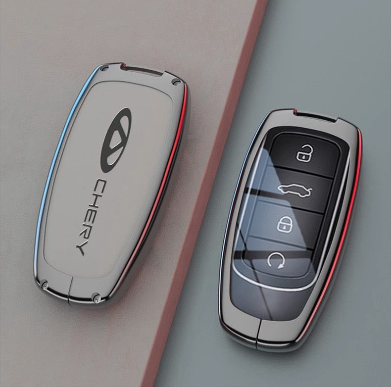 Alloy Leather Chery Car Remote Control Key Holder Case-Let us help you explore your 4x4 with us Noxfun