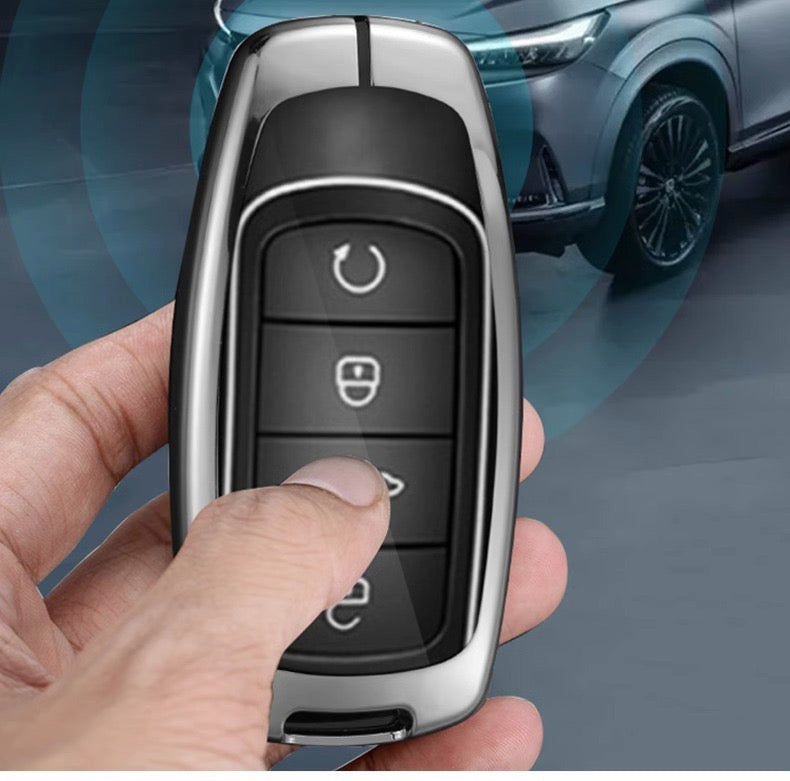 Alloy Leather Chery Car Remote Control Key Holder Case-Let us help you explore your 4x4 with us Noxfun
