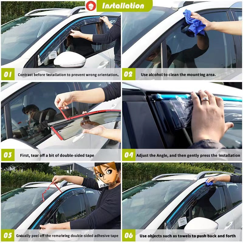 Window Visor for Chery-Let us help you explore your 4x4 with us Noxfun