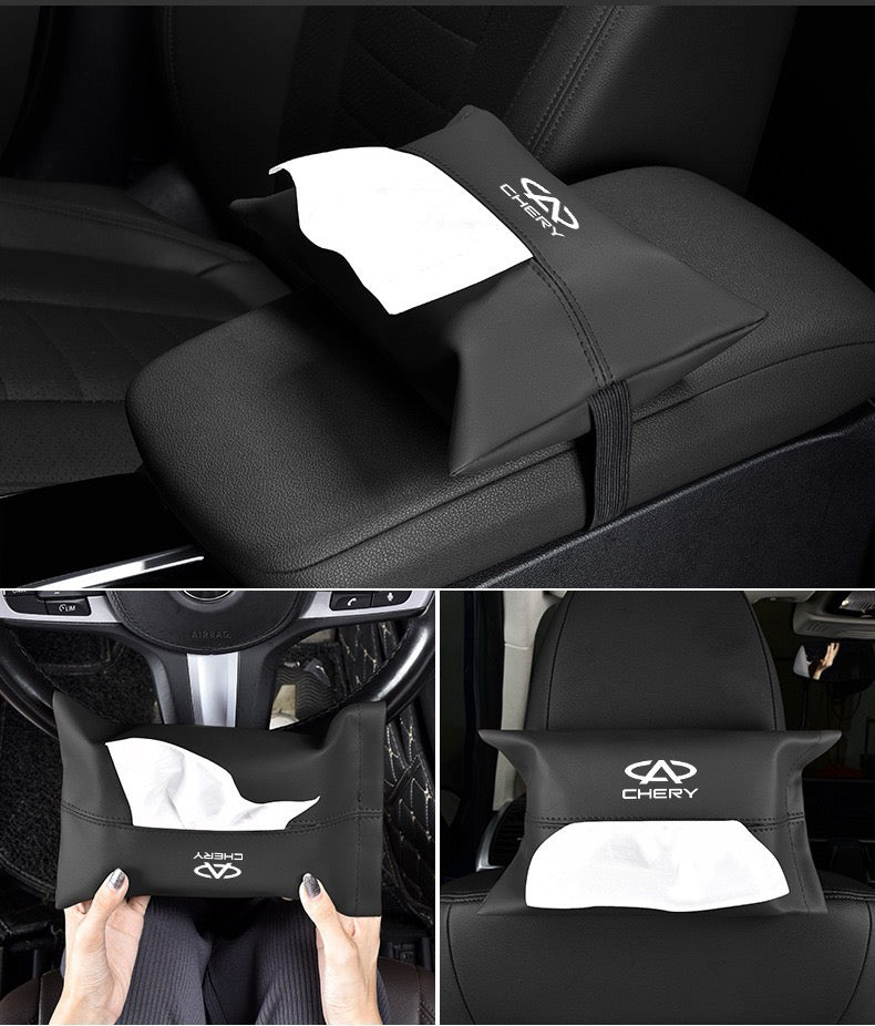 Premium Leather Car Tissue Box For Chery Vehicles-Let us help you explore your 4x4 with us Noxfun