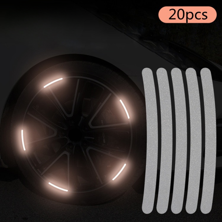 Fluorescent Wheel Reflective Stickers For Car Rims-Let us help you explore your 4x4 with us Noxfun