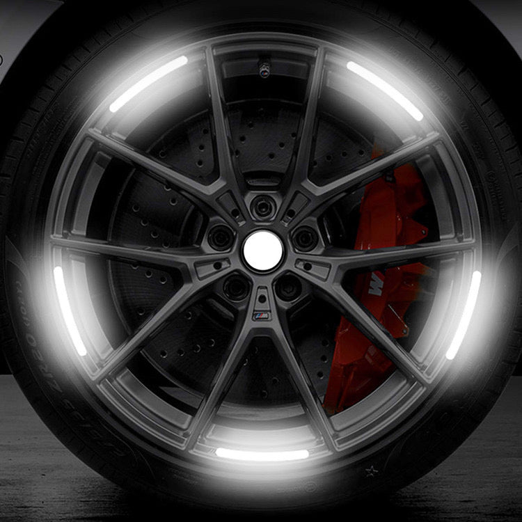 Fluorescent Wheel Reflective Stickers For Car Rims-Let us help you explore your 4x4 with us Noxfun