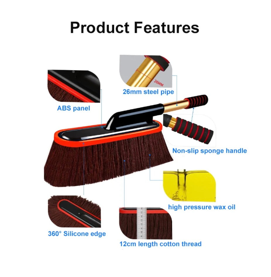 Car Dust Removal Cotton Wax Cleaning Brush-Let us help you explore your 4x4 with us Noxfun