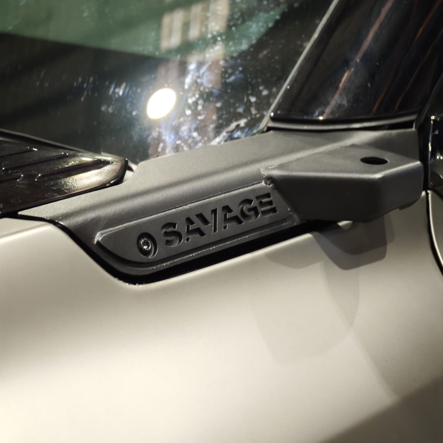 DENZA B8 UHF ANTENNA MOUNT STAINLESS STEEL POWDER COATED BLACK-Let us help you explore your 4x4 with us Noxfun