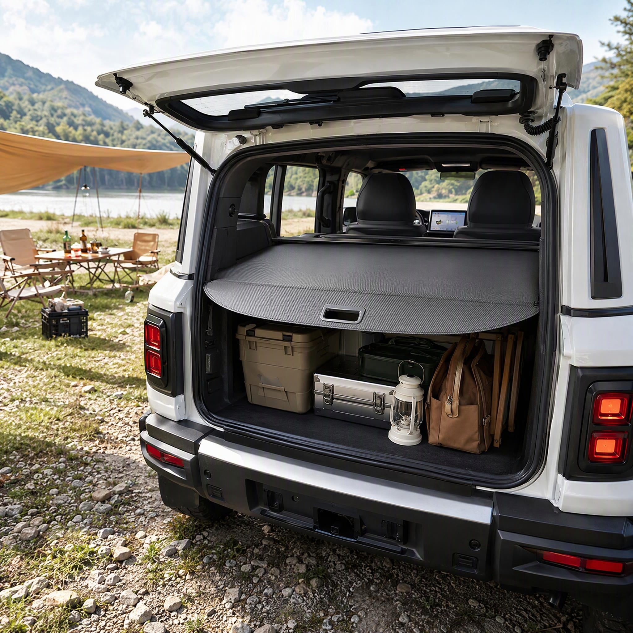 Retractable Rear Boot Cargo Cover for Chery iCAR V27-Let us help you explore your 4x4 with us Noxfun