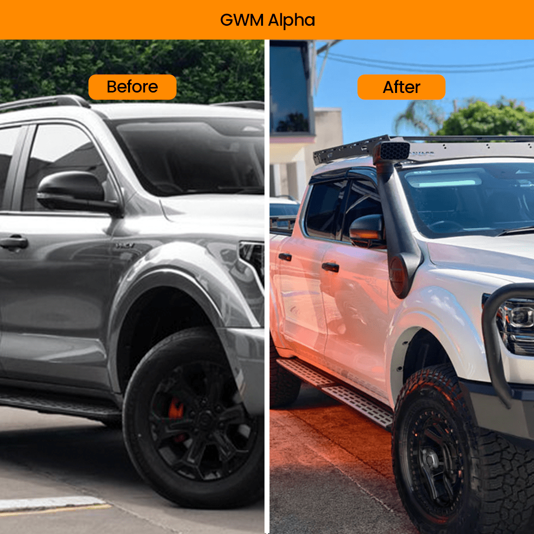 GWM ALPHA/TANK 500 TRAIL MASTER SNORKEL – ULTIMATE OFF-ROAD AIR INTAKE SOLUTION-Let us help you explore your 4x4 with us Noxfun