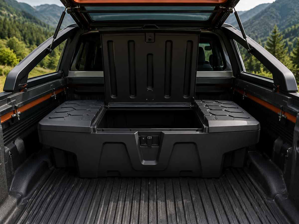 BYD Shark 6 Rear Container Storage Tool Box Cargo Organizer-Let us help you explore your 4x4 with us Noxfun
