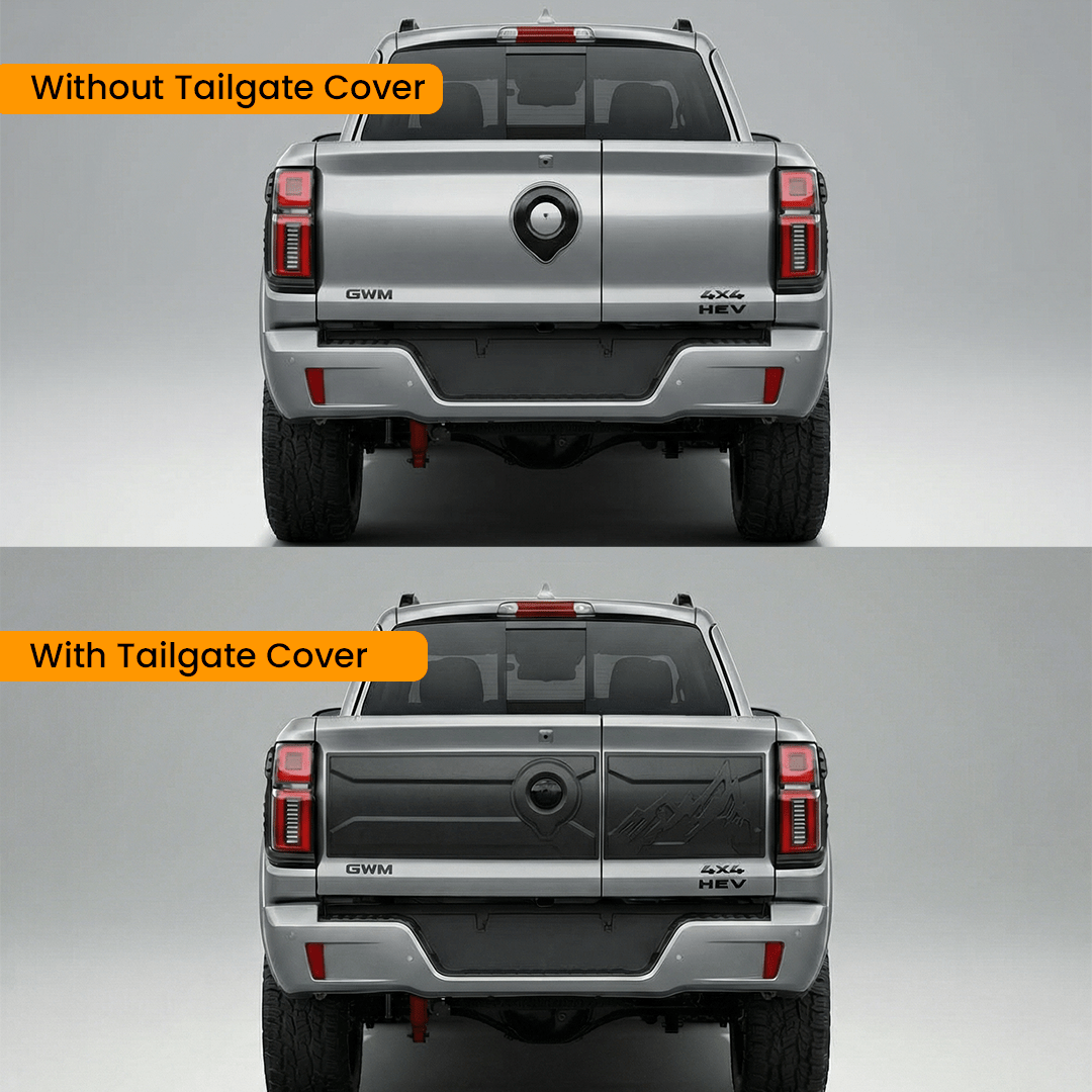 GWM ALPHA TAILGATE BLACKOUT COVER-Let us help you explore your 4x4 with us Noxfun