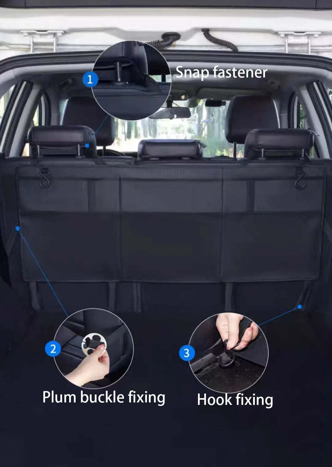 Car Trunk Organizer for Tesla/BYD/GWM/KIA Detail