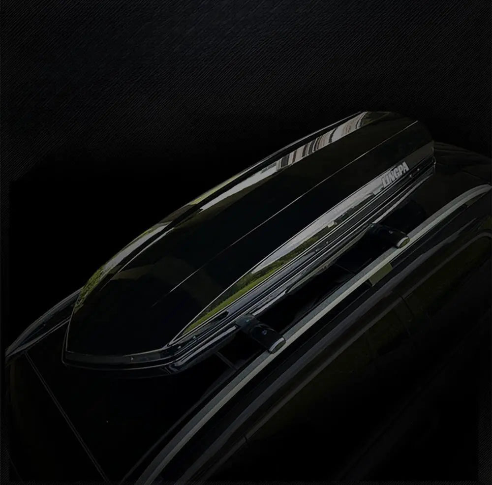 Upgraded Roof Cargo Box with Bars Detail