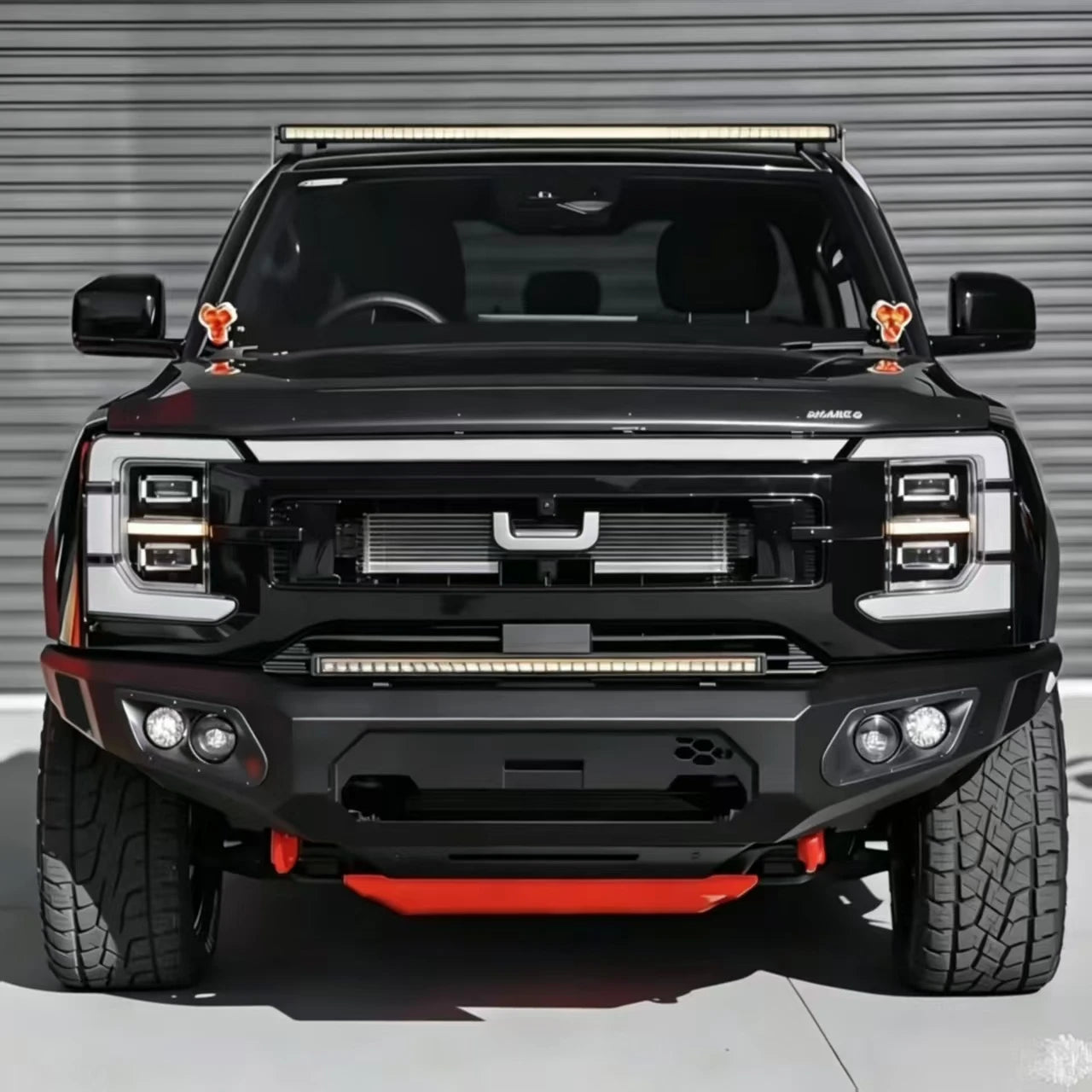 BYD Shark 6 Bull Bar | Steel Front Bumper with LED Lights & Winch Mount-Let us help you explore your 4x4 with us Noxfun