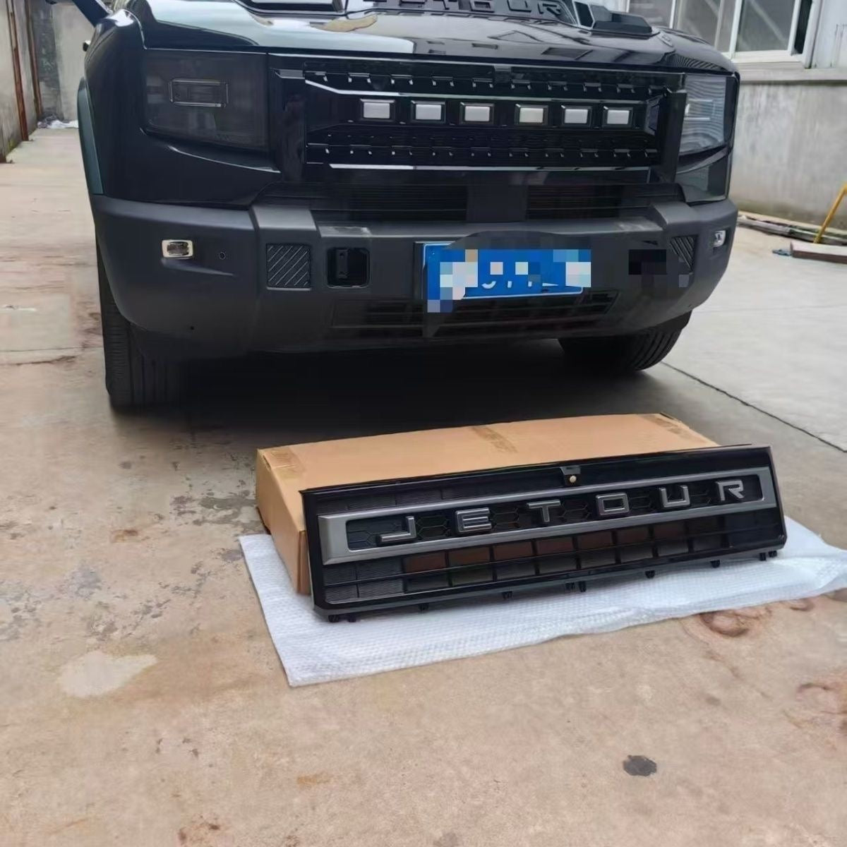 Front Grille with Integrated Lamps for Chery Jetour T1-Let us help you explore your 4x4 with us Noxfun