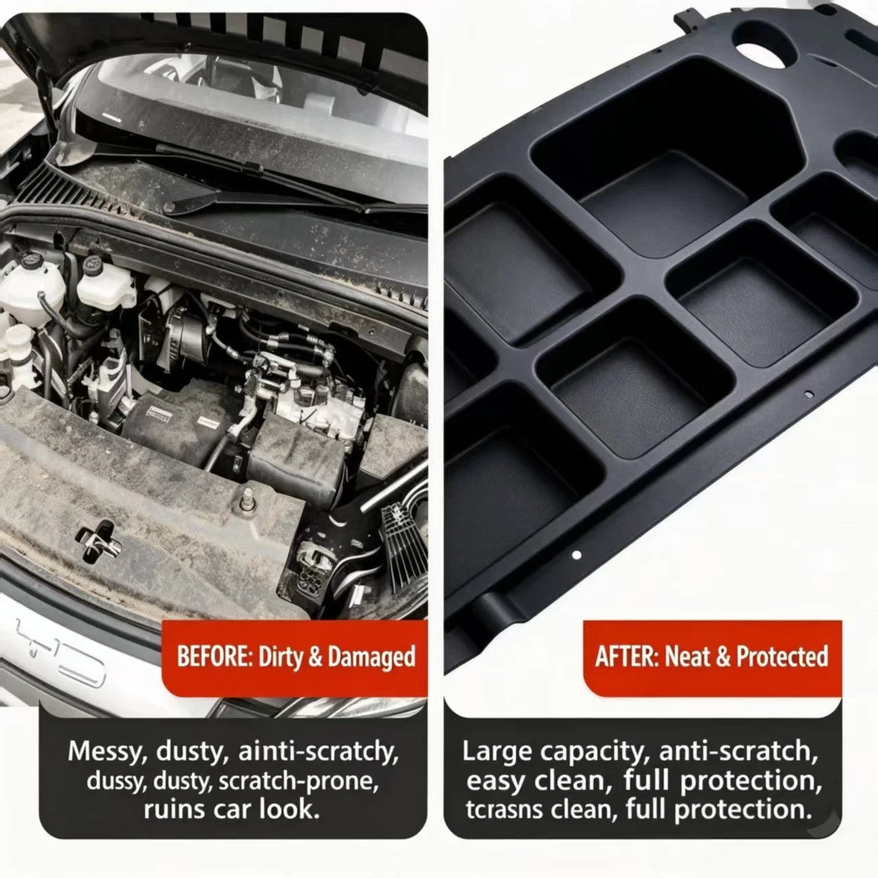 Byd Atto3 Engine Compartment Storage Box - Right Hand Drive Only! Detail
