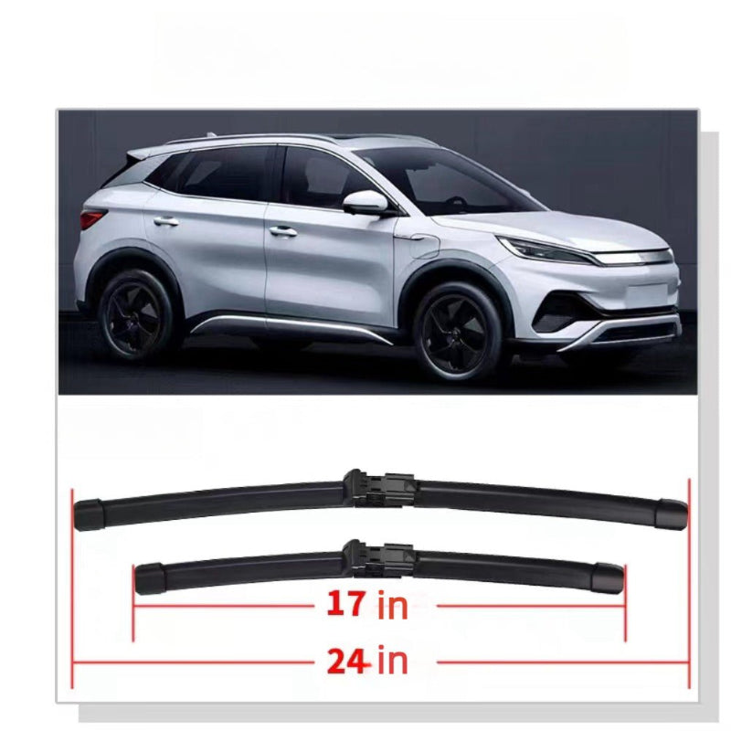 Front Windshield Wiper Blades (2 Pcs) for BYD ATTO 3 (2023-2026)-Let us help you explore your 4x4 with us Noxfun