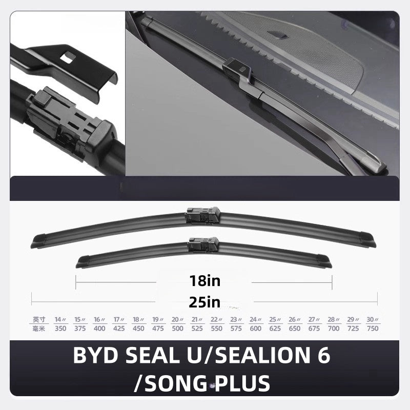 Front Windshield Wipers for BYD Seal U/Sealion 6/SONG PLUS-Let us help you explore your 4x4 with us Noxfun