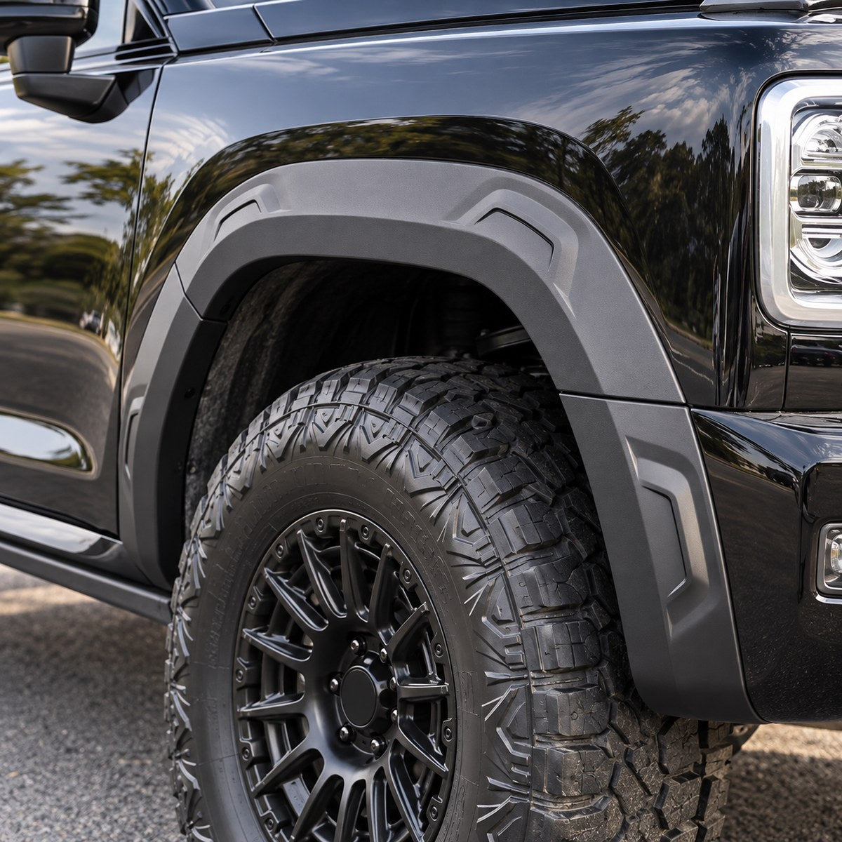 Front and Rear Wheel Hub Eyebrow Trim Fender Flare Cover for GWM Haval H9 2024+-Let us help you explore your 4x4 with us Noxfun