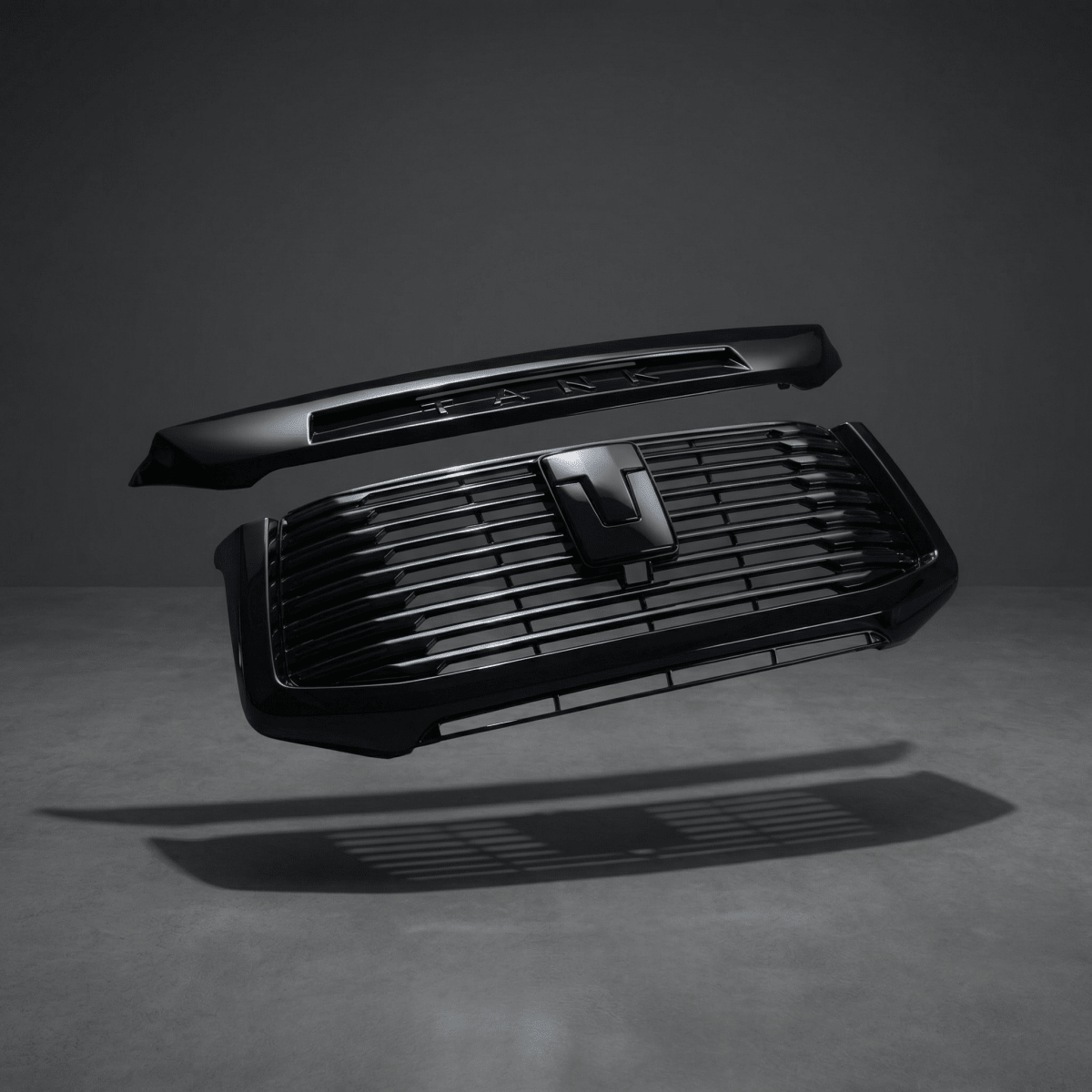 GWM TANK 500 SOLID GRILLE BLACKOUT PACK-Let us help you explore your 4x4 with us Noxfun