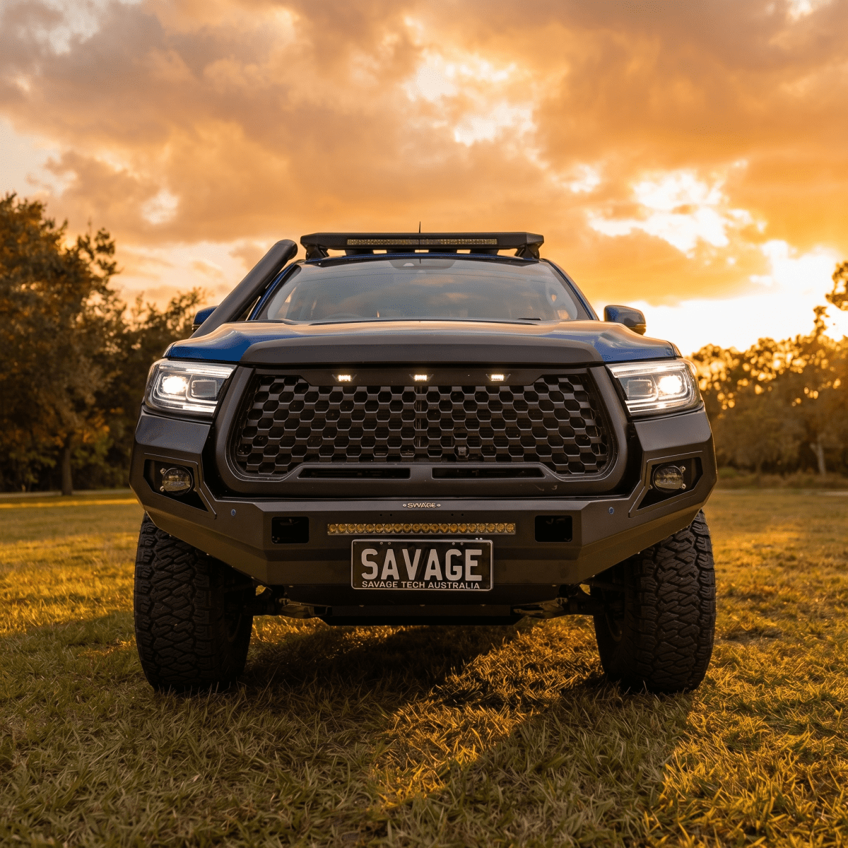 GWM CANNON GRILLE 2 WITH RADAR BRACKET 2020-2024-Let us help you explore your 4x4 with us Noxfun