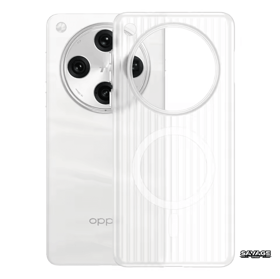 Oppo Find X8 Pro Case - MagSafe Compatible (Clear/Black Matte)-Let us help you explore your 4x4 with us Noxfun