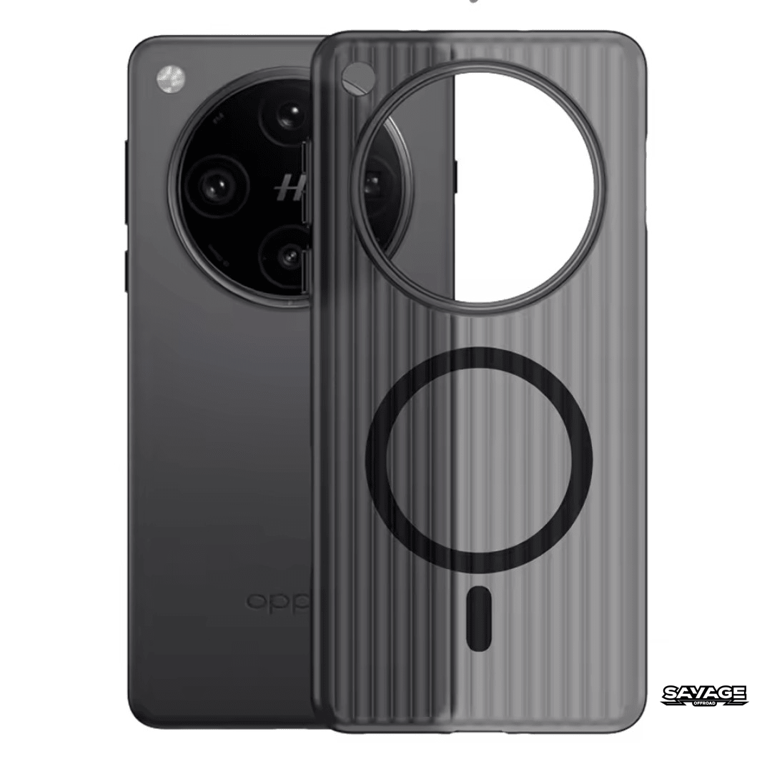 Oppo Find X8 Pro Case - MagSafe Compatible (Clear/Black Matte)-Let us help you explore your 4x4 with us Noxfun
